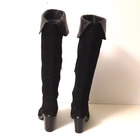 Z&L knee high suede boots black sz 9.5 in EUC - Picture 5 of 9